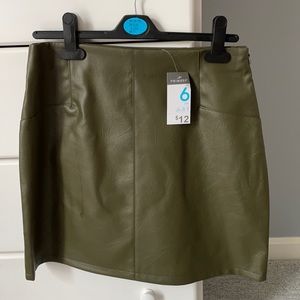 Primark Faux Leather Skirt